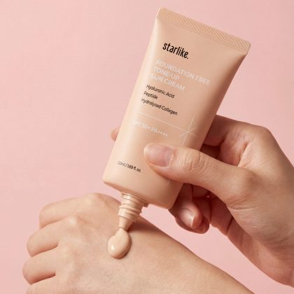Starlike Foundation Free Tone Up Sun Cream SPF50+ PA++++ – brightening tone-up sunscreen