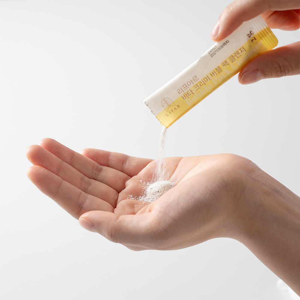 LIFAR VITA CREAMY BUBBLEPACK CLEANSER (7 days stick  kit)