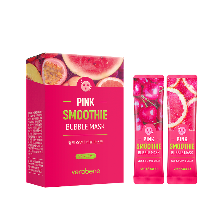 VEROBENE PINK SMOOTHIE BUBBLE MASK