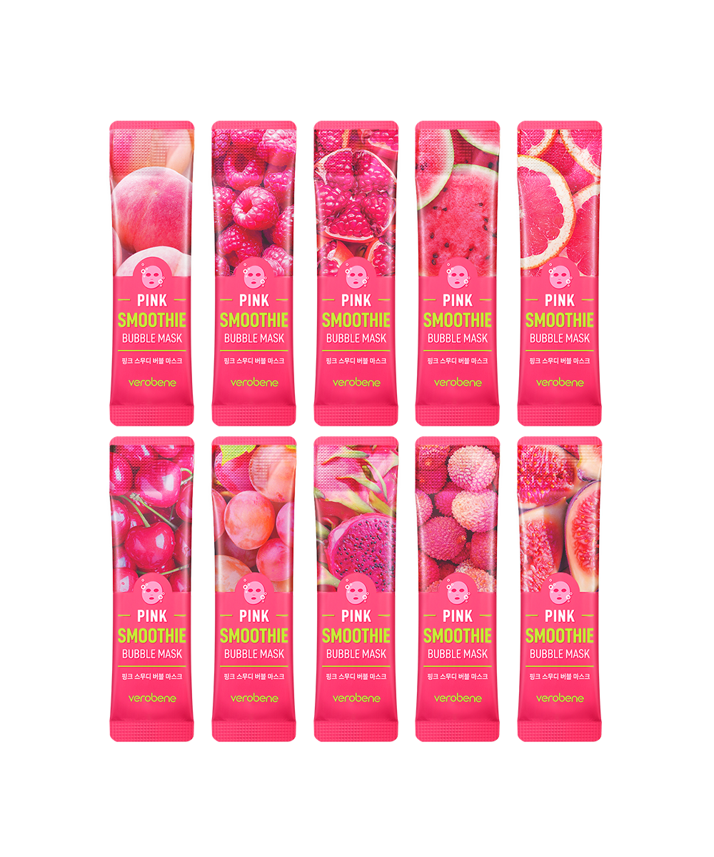 VEROBENE PINK SMOOTHIE BUBBLE MASK 2