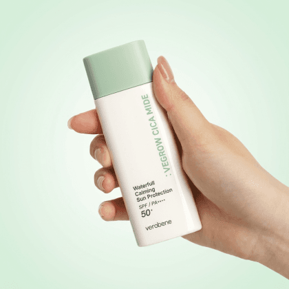 Verobene Vegrow Cica Mide Calming Sun Protection – lightweight cica sunscreen for daily UV care