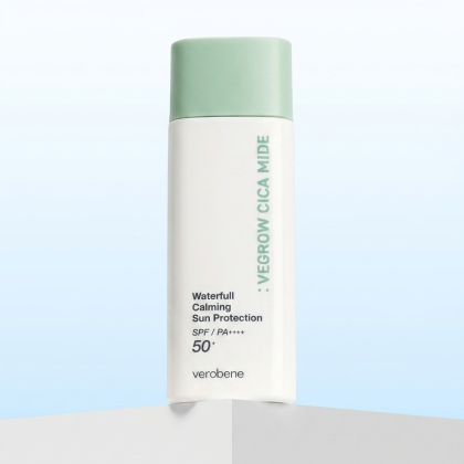 Korean cica sunscreen with calming and hydrating texture – Verobene Vegrow Sun Protection