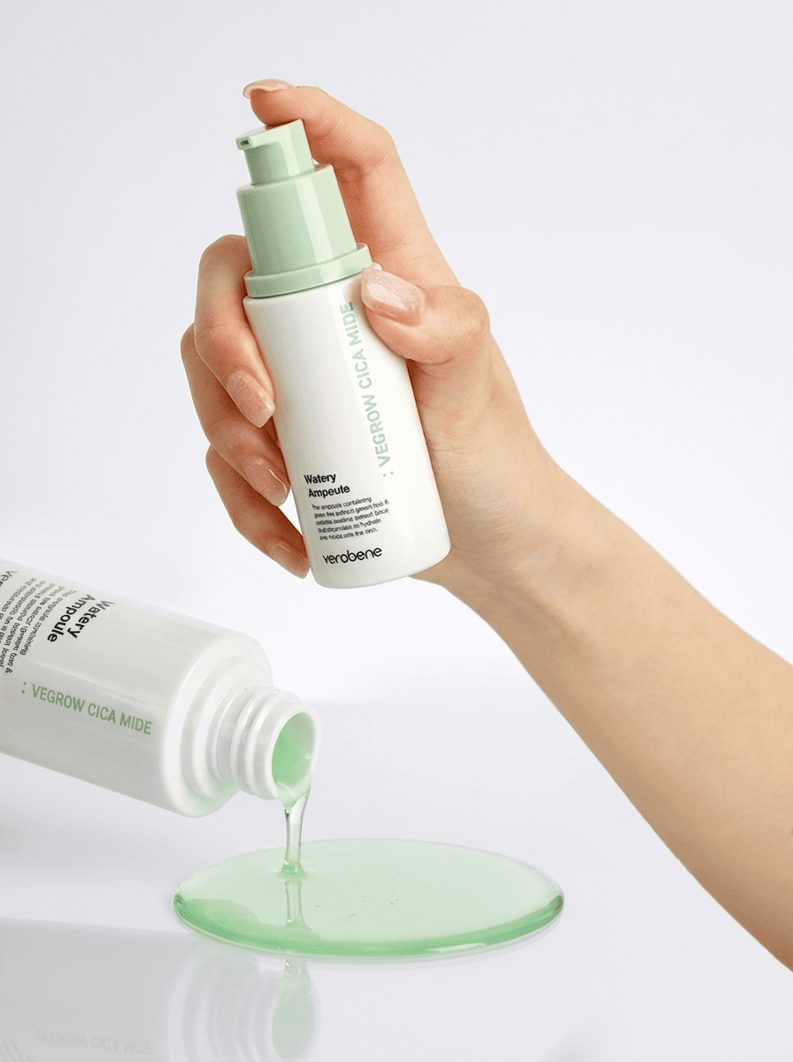 hf_20260618_105736_3014ee98-6af9-4455-835b-0ee416042f38 Verobene Vegrow Cica Mide Watery Ampoule for hydration, calming care and healthy glow