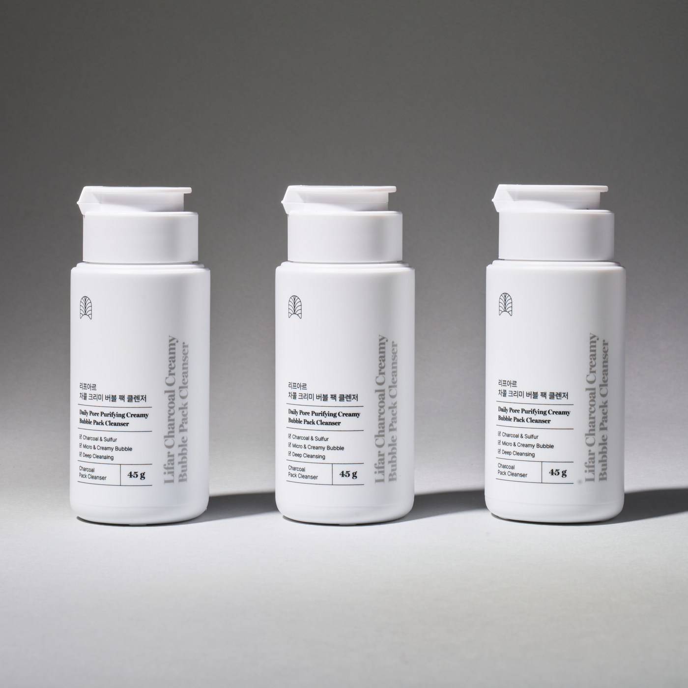 LIFAR CHARCOAL CREAMY BUBBLEPACK CLEANSER