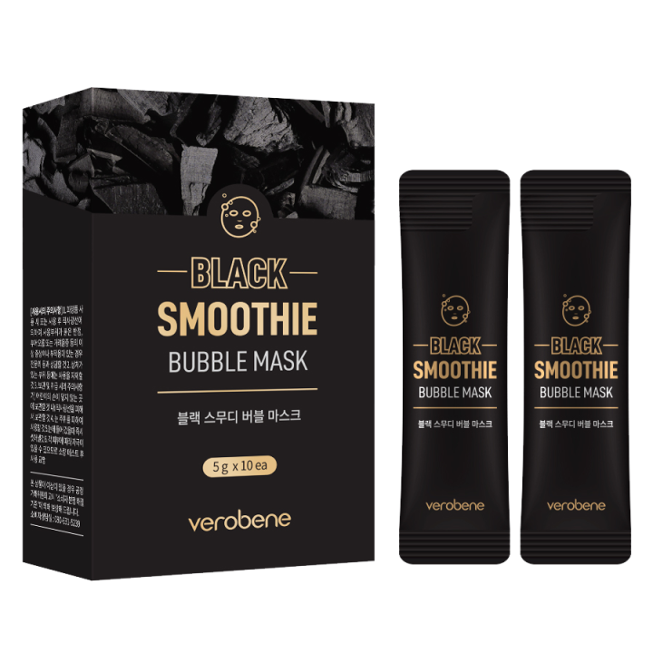 VEROBENE BLACK SMOOTHIE BUBBLE MASK