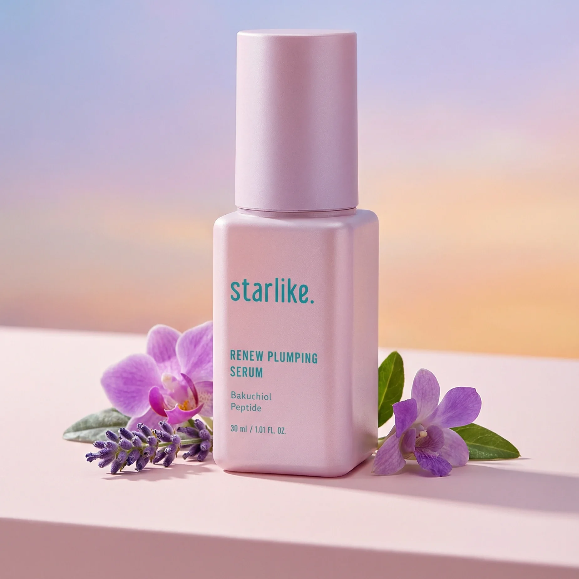 plumping serum starlike renew with bakuchiol and peptides for smooth glowing skin
