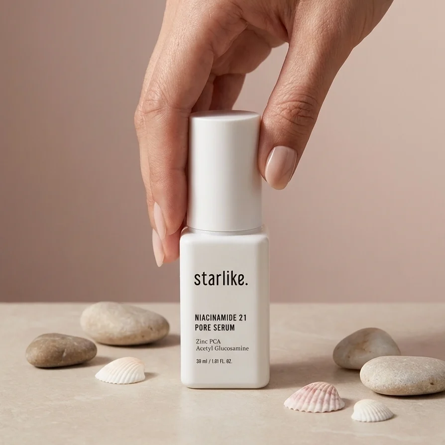 Niacinamide serum for pores Starlike 21% reducing sebum and refining skin texture