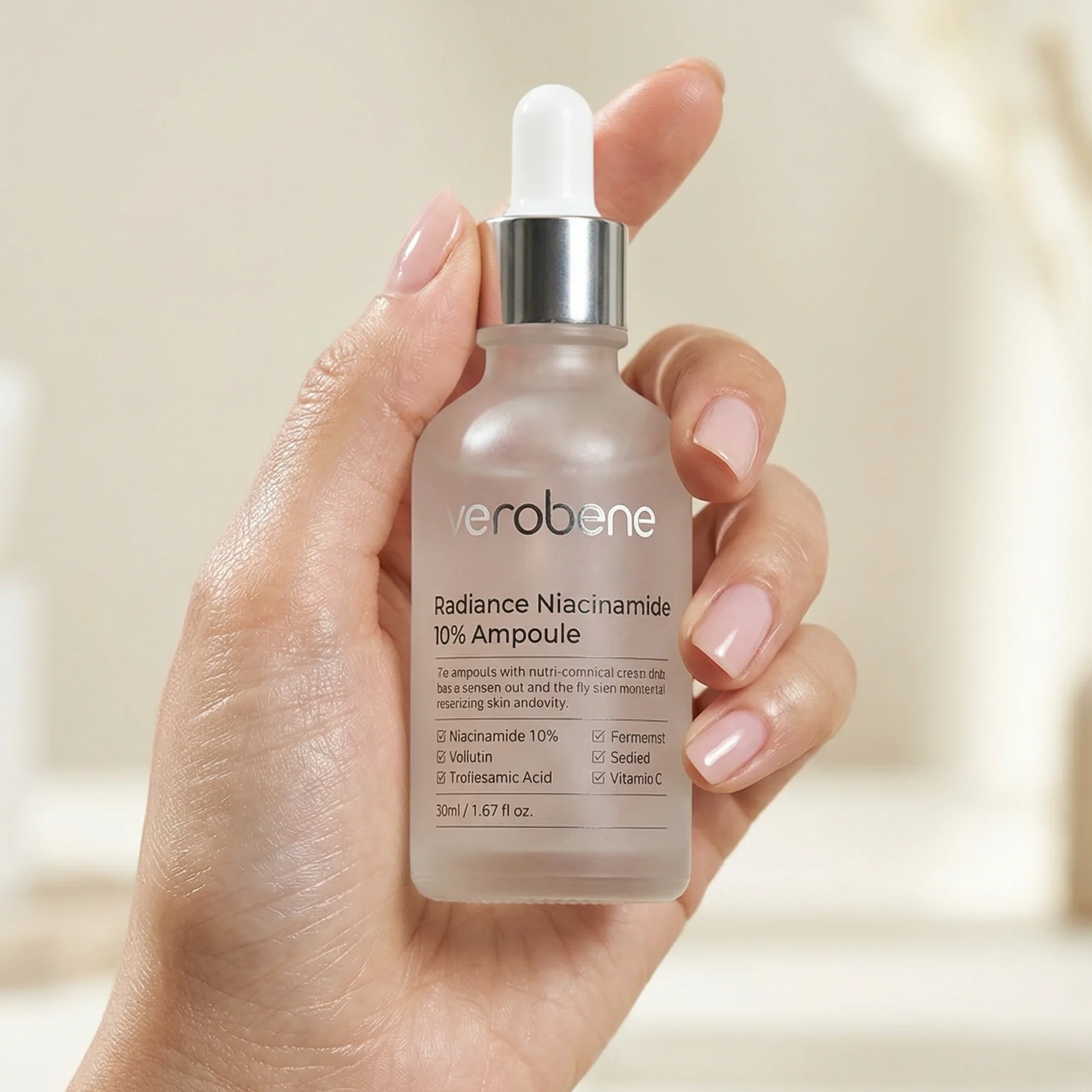 VEROBENE niacinamide serum 10% ampoule pore refining brightening skincare