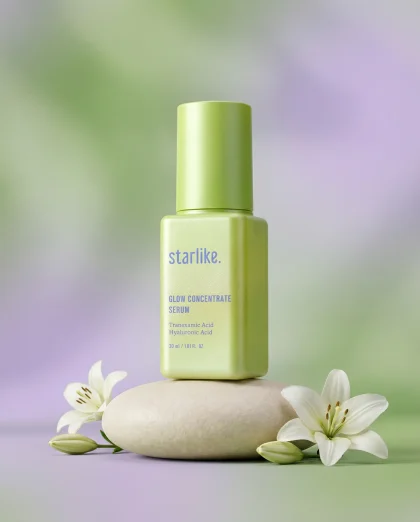 Glow concentrate serum Starlike hydrating brightening serum for radiant and even skin tone