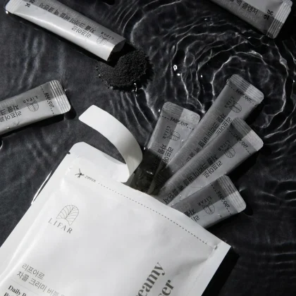 charcoal enzyme powder cleanser sticks foam texture