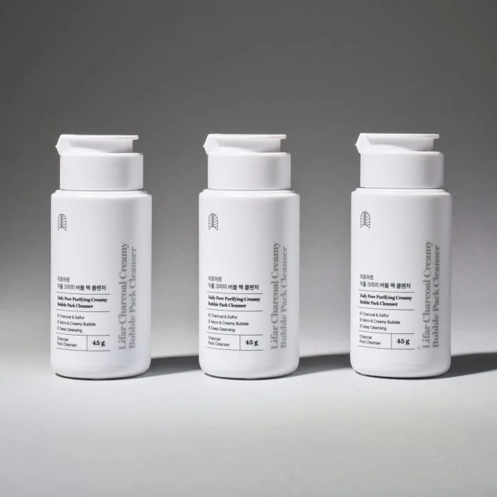 LIFAR CHARCOAL CREAMY BUBBLEPACK CLEANSER