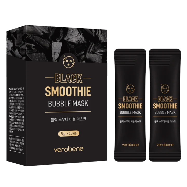 VEROBENE BLACK SMOOTHIE BUBBLE MASK